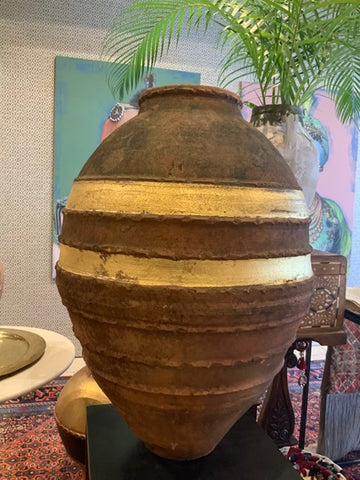 Sacred Relics Collection Vintage Turkish Vessel with Double Sacred Bands SR.04